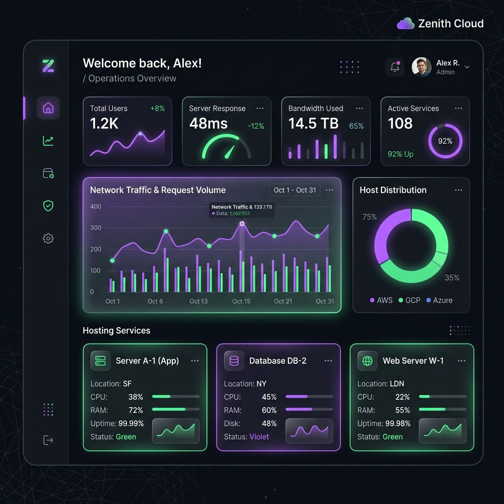 SaaS Dashboard Mockup